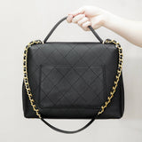 Front view of Chanel 25S Medium Bag premium bag
