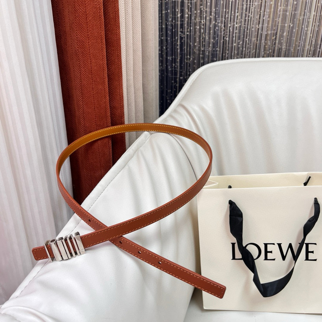 Belts- Loew Belt 1.5 Cm Premium Leather Designer Belt