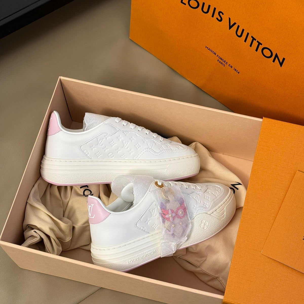 Louis Vuitton Shoes- Louis Vuitton Lou Trainers Premium Designer Casual Shoes