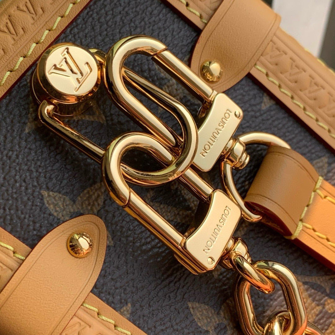 Louis Vuitton Bags- Louis Vuitton Lou Side Trunk Gm Bag Elegant Everyday Designer Handbag