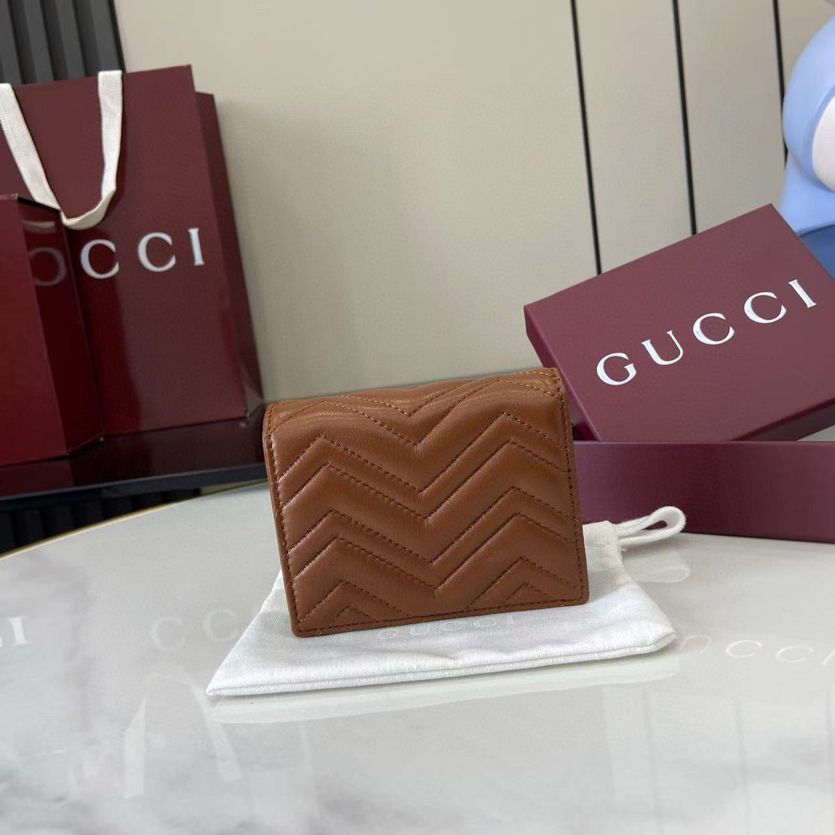 Gucci Wallets- Gucci Marmont Small Wallet Elegant Everyday Leather Wallet