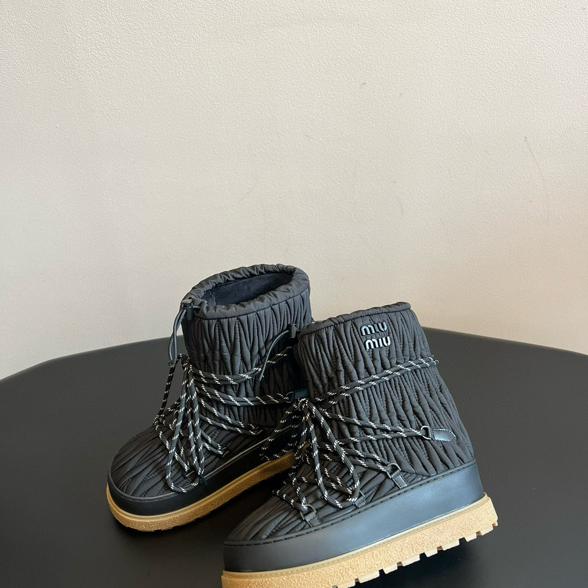 Shoes- Miu M Boots Luxury Lifestyle Designer Footwear