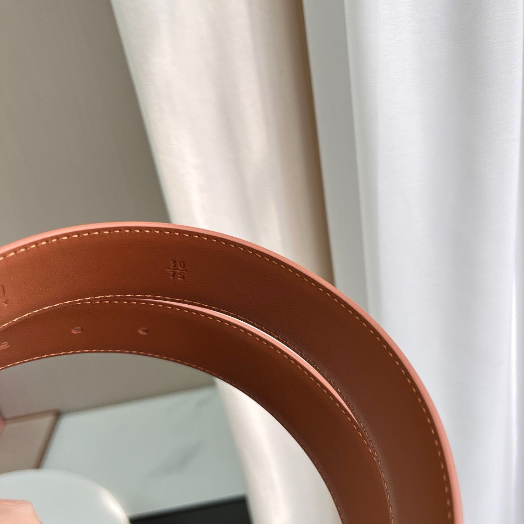 Belts- Miu M Belt 3.5 Cm Classic Everyday Designer Belt