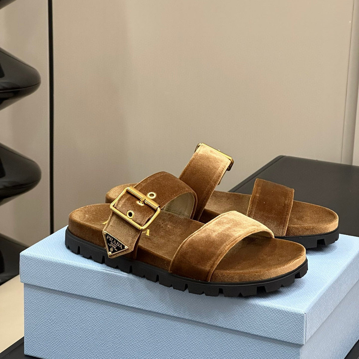 Shoes- Pd Strap Sandals Premium Designer Casual Shoes