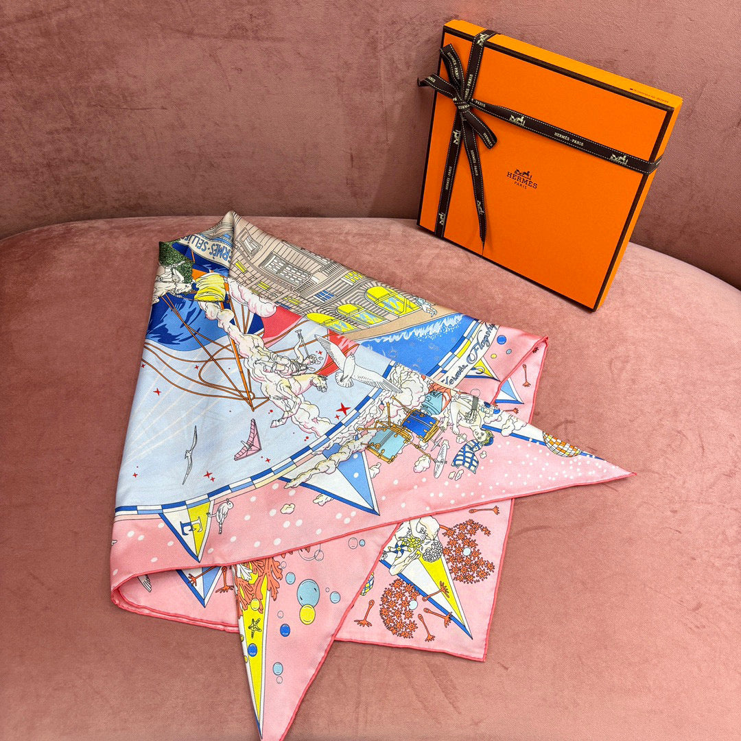 Accessories- Herm Scarve Luxury Designer Fashion Accessory