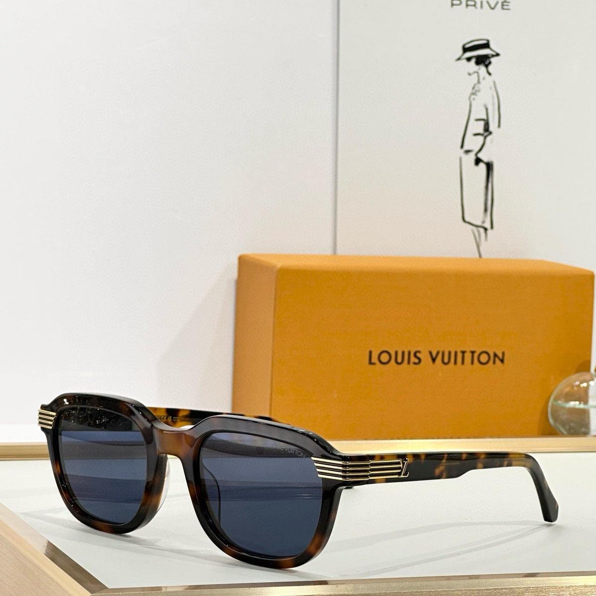 Louis Vuitton Sunglasses- Louis Vuitton Lou Sunglasses Luxury Designer UV Sunglasses