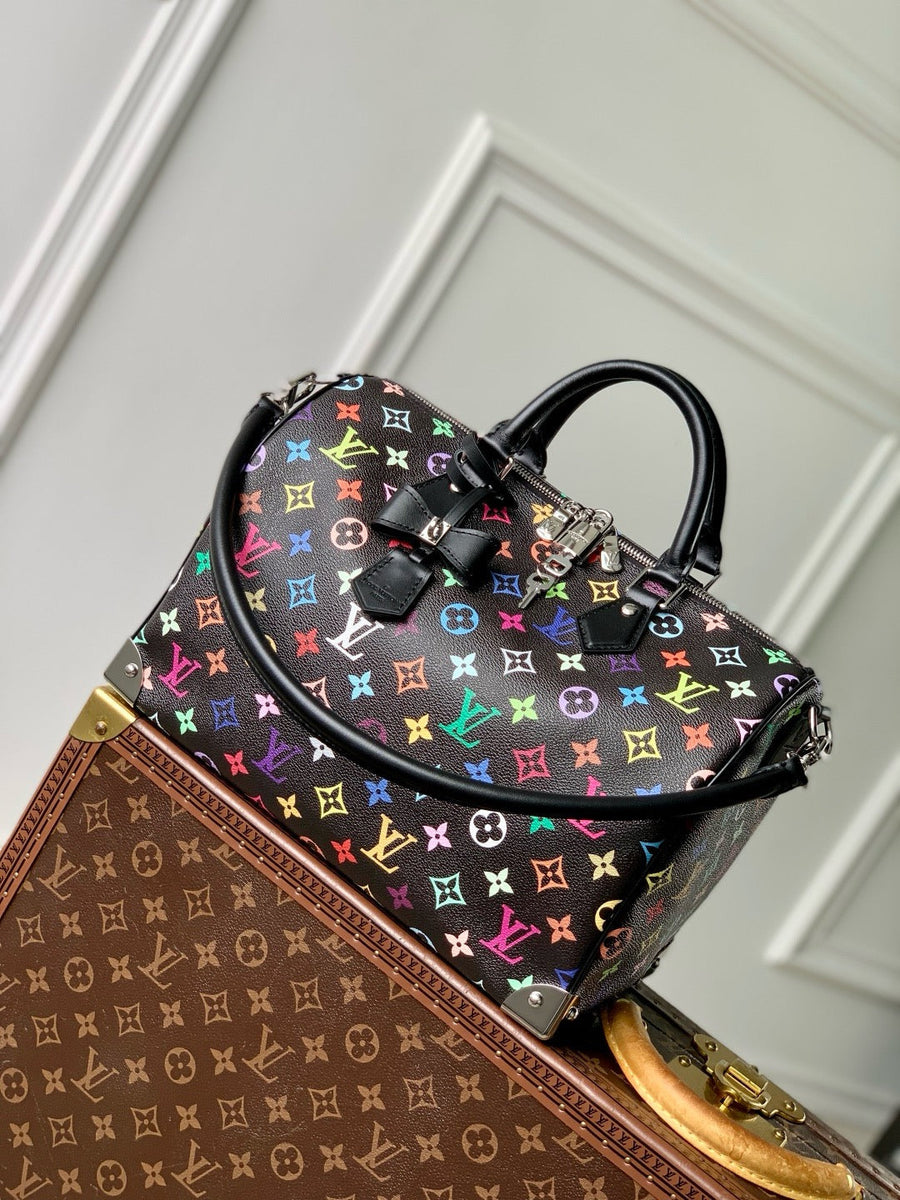 Louis Vuitton Bags- Louis Vuitton Lou x Murakami Speedy 30 Bag Elegant Everyday Designer Handbag
