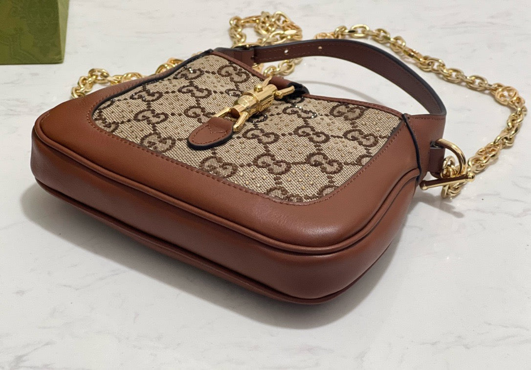 Gucci Jackie 1961 Crystals Mini Bag – luxury designer mini bag at Velouxe