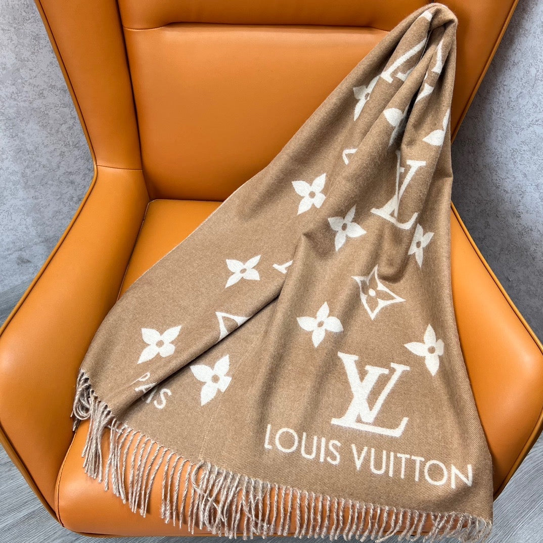 Louis Vuitton Scarves- Louis Vuitton Lou Scarf Elegant Everyday Designer Scarf