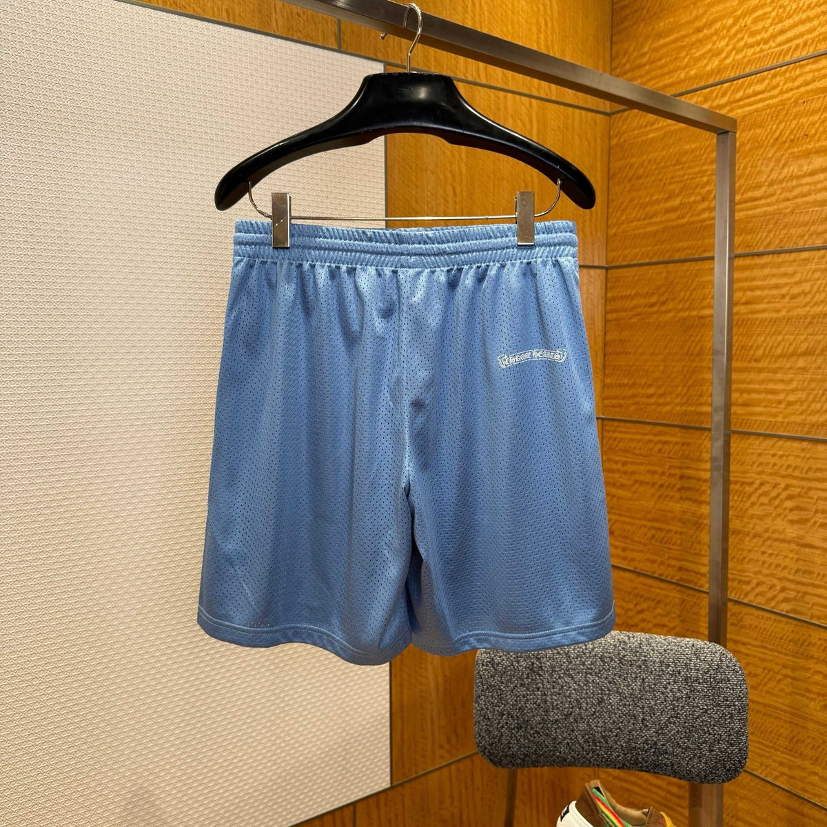 Shorts- Chrome H Shorts Everyday Lightweight Designer Shorts