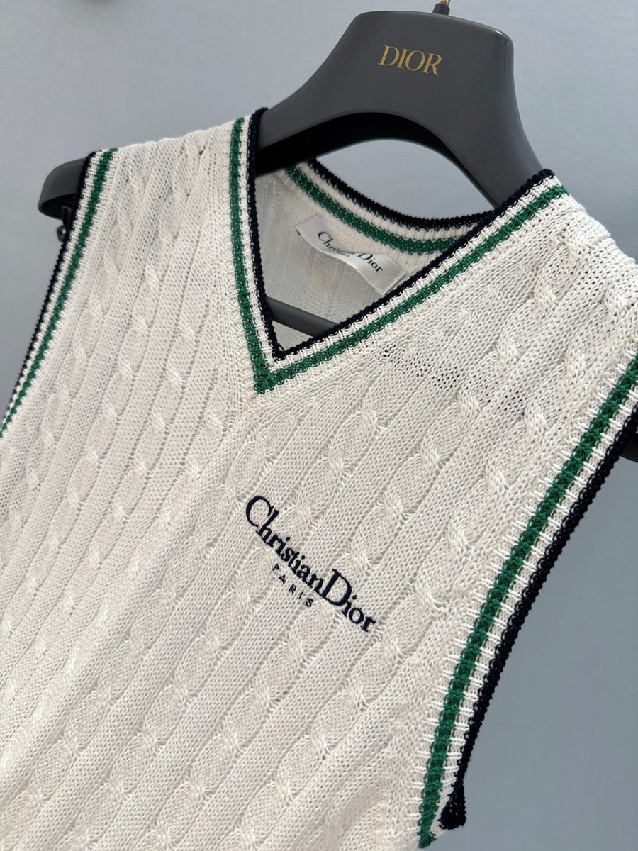Dior Vests- Dior Knitted Vest Luxury Casual Designer Gilet