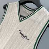 Christian Dior Knitted Vest detail shot – designer craftsmanship and quality