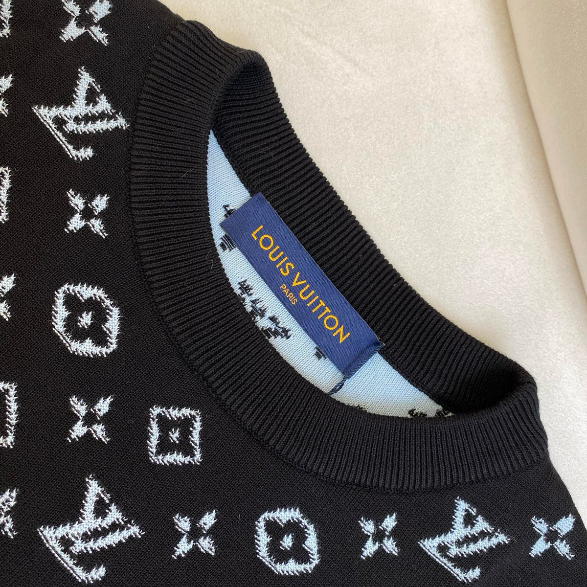 Louis Vuitton Sweaters- Louis Vuitton Lou Jumper Luxury Designer Knit Sweater