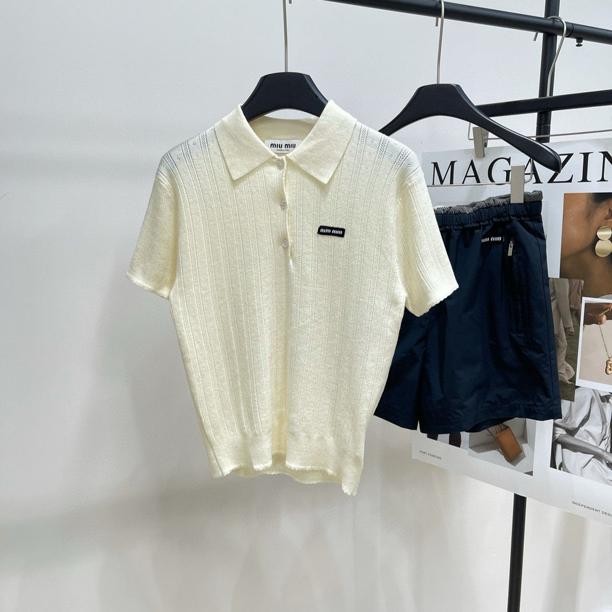 Polo Shirts- Miu M Polo Premium Everyday Polo Shirt