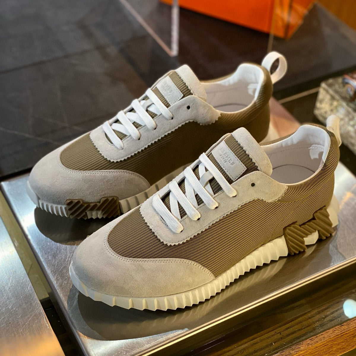Shoes- Herm Bouncing Sneakers Premium Designer Casual Shoes