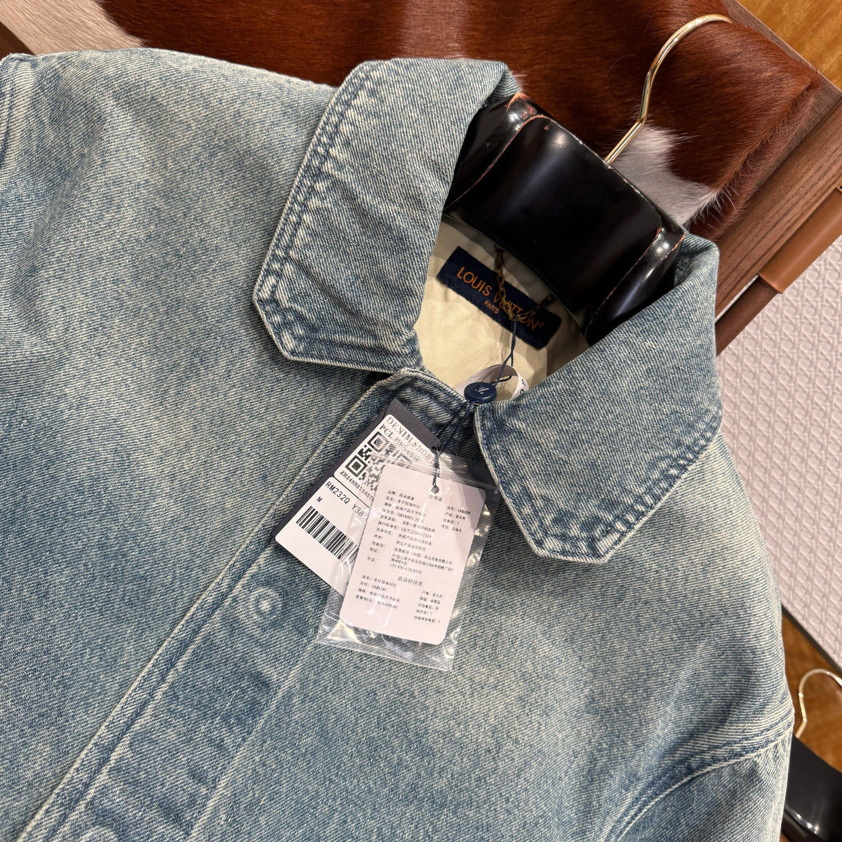 Louis Vuitton Tops- Louis Vuitton Lou Denim Shirt Premium Designer Casual Top