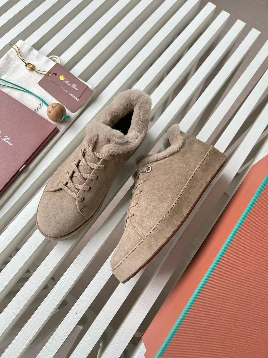 Shoes- Loro P Fur Nuages Sneakers Comfortable Everyday Designer Shoes