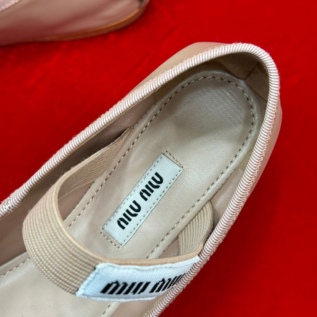 Shoes- Miu M Ballerina Flats Premium Designer Casual Shoes