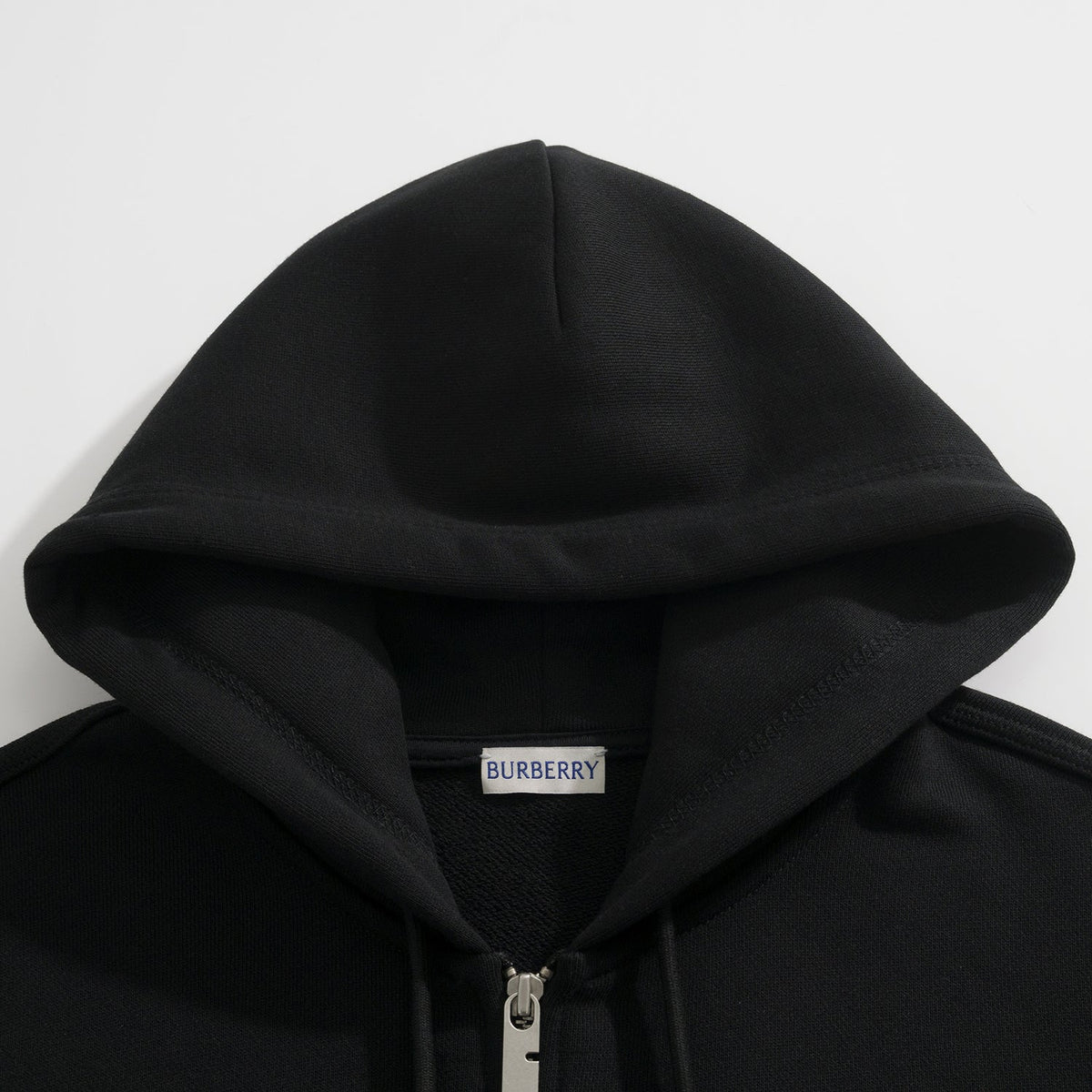 Front view of Burberry Zip Hoodie premium piece