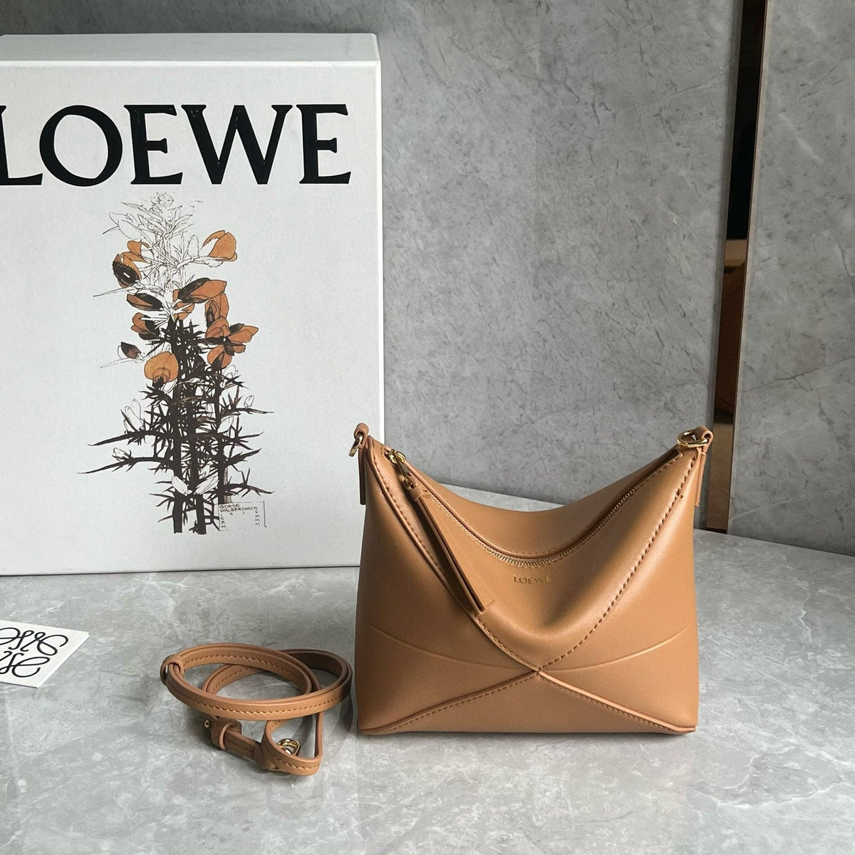 Bags- Loew Puzzle Fold Pouch Elegant Everyday Designer Handbag