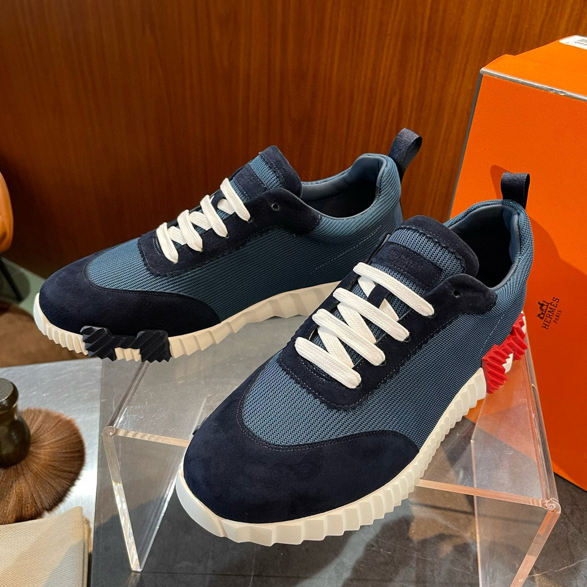 Shoes- Herm Bouncing Sneakers Luxury Lifestyle Designer Footwear