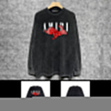 Amiri luxury hoodie detail shot