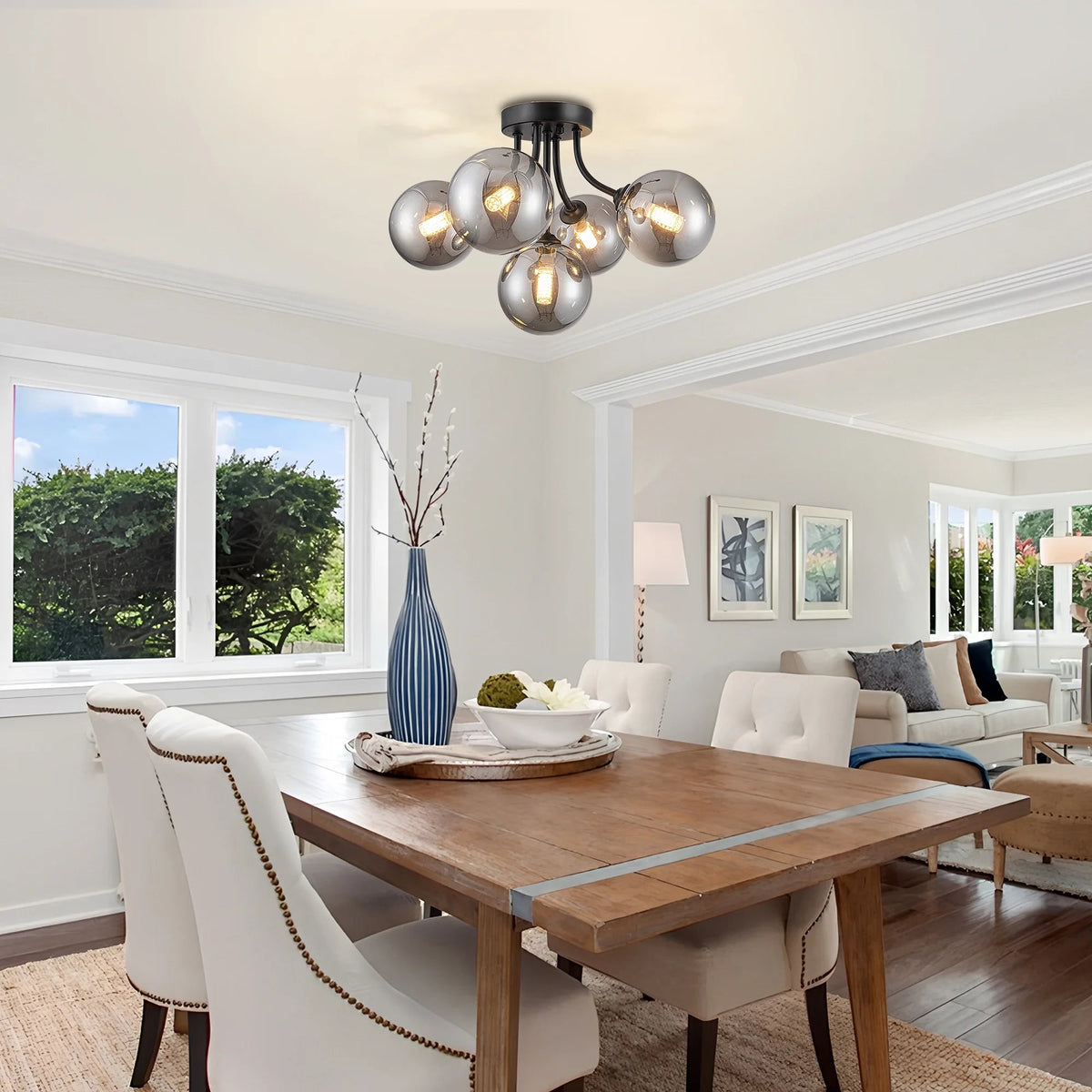 Modern Ceiling Light 5-Light Sputnik Ceiling Light Fixture