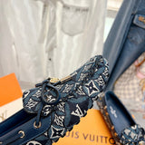 Louis Vuitton Black Classic Ballet Flats - Studio Shot