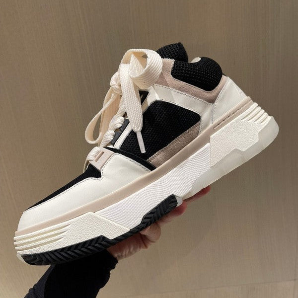 Close-up of Amiri sneakers craftsmanship