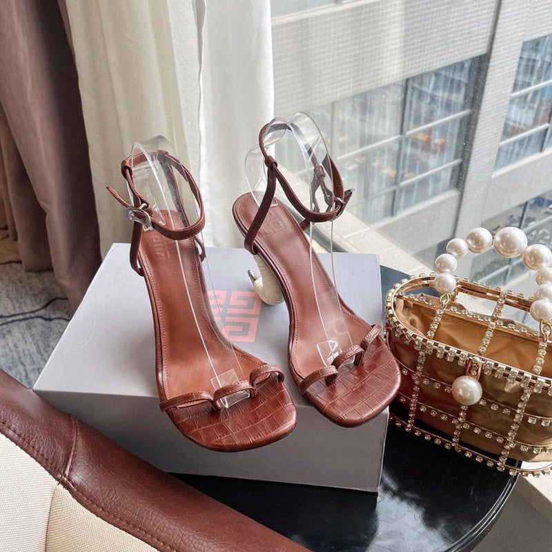Givenchy Camel Chunky Platform Sneakers - Angled View