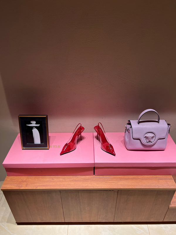 Saint Laurent designer shoes full view