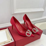 Close-up of Valentino Garavani shoes craftsmanship