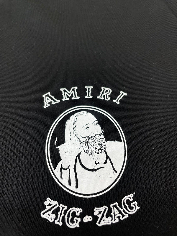 Amiri luxury t-shirt detail shot