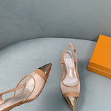 Louis Vuitton shoes Style 250 - back heel detail