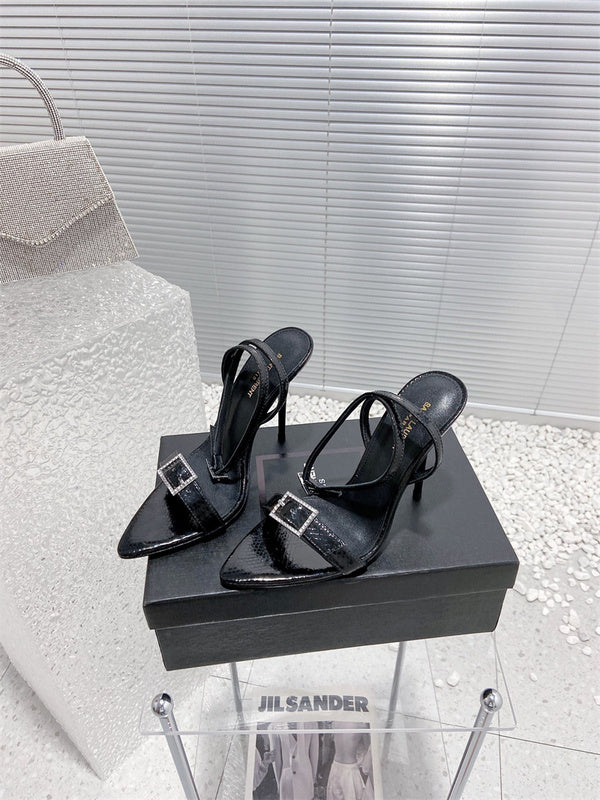 Saint Laurent shoes front view designer style