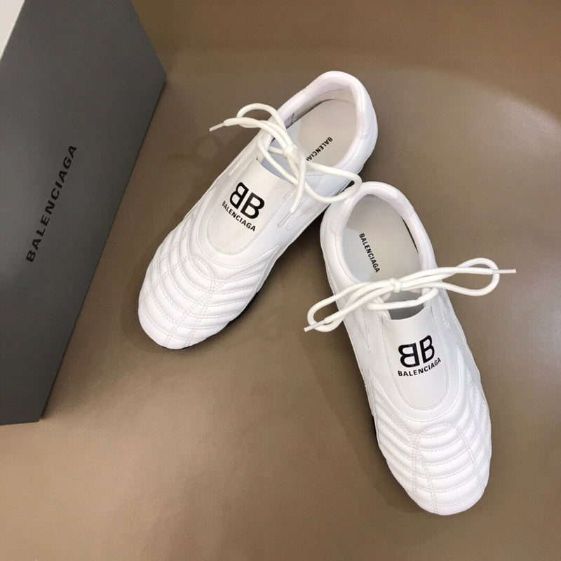 Balenciaga Nude Low-Top Sneakers - Detail Shot of Craftsmanship