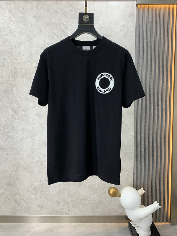 Burberry luxury t-shirt detail shot