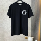 Burberry luxury t-shirt detail shot