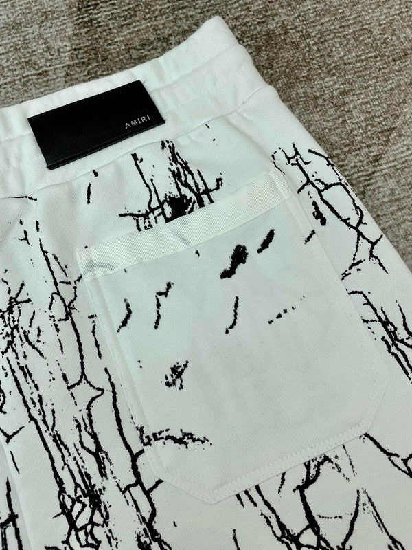 Close-up of Amiri t-shirt craftsmanship