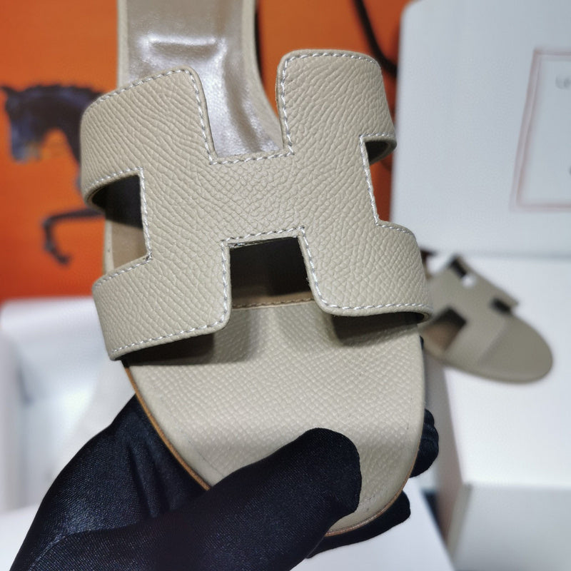 Hermès Beige Crisscross Strap Sandals - Lifestyle Styling Shot