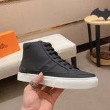 Hermès Black Classic Ballet Flats - Angled View