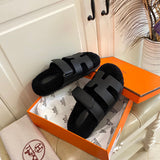 Hermes sandals Style 080 - top view showing design