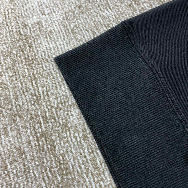Close-up of Amiri hoodie craftsmanship