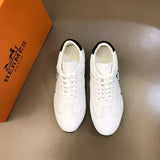 Hermès Nude Low-Top Sneakers - Close-Up Texture View