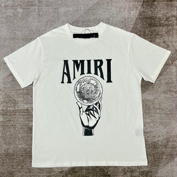 Amiri t-shirt front view designer style
