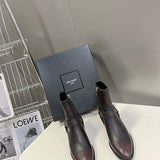 Three-quarter angle view of Saint Laurent luxury piece style No.019