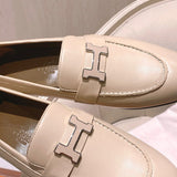 Hermes shoes Style 261 - logo and branding close-up (alternate angle)
