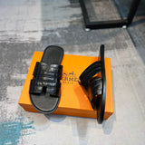 Hermes shoes Style 022 - logo and branding close-up
