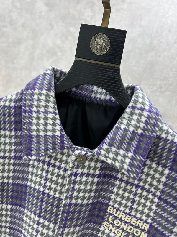 Close-up of Burberry designer clothing craftsmanship