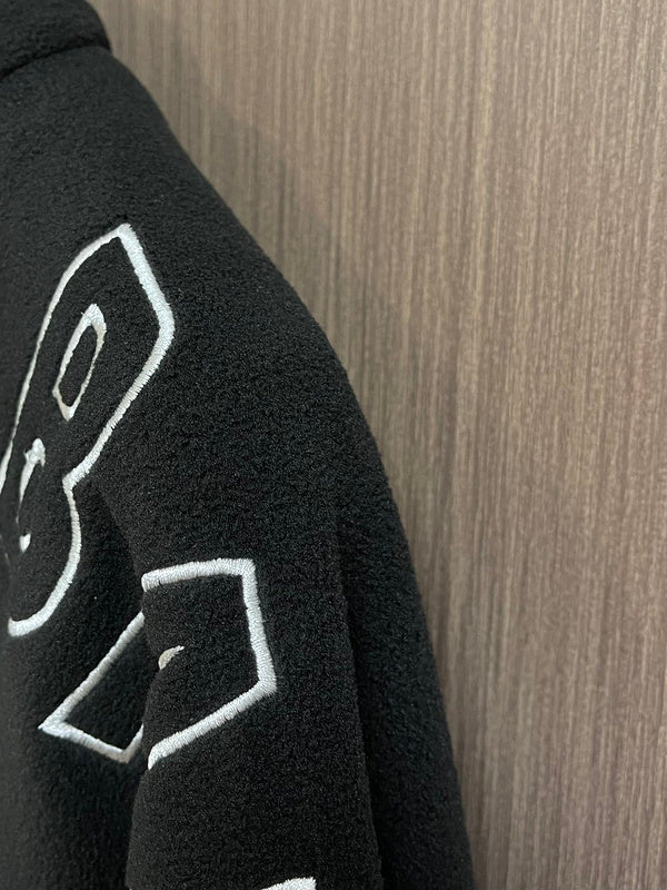 Close-up of Balenciaga designer clothing craftsmanship